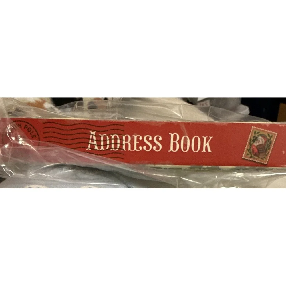 Indexed Address‎ Record Book Christmas Card Tracker Michel & Company Gift 8x7